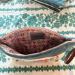Load image into Gallery viewer, Dresden Plate & Velvet Clutch (7)