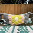 Load image into Gallery viewer, Grandmother's Flowers & Denim Banana Bag
