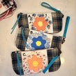 Load image into Gallery viewer, Blue Plaid Quilted Clutch

