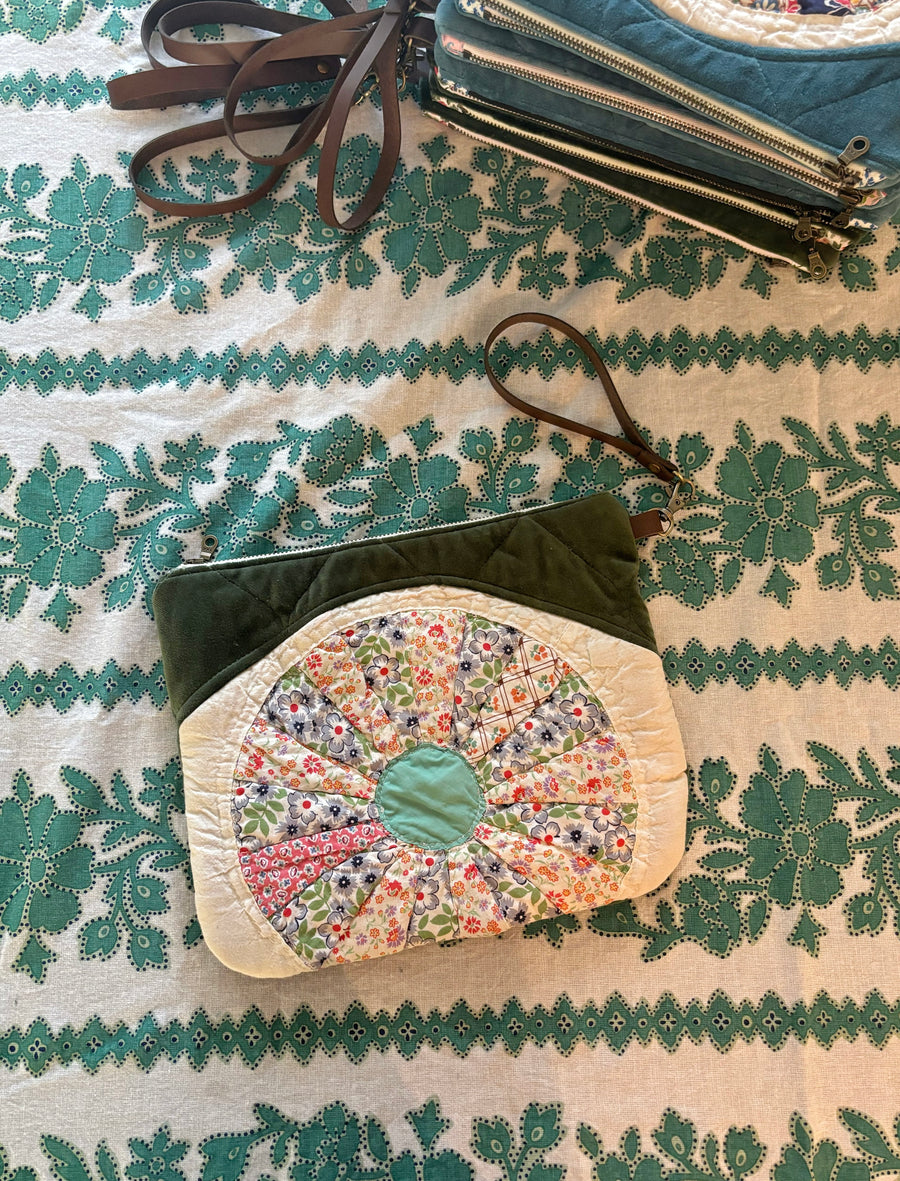 Dresden Plate & Velvet Clutch (2)