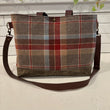 Load image into Gallery viewer, Vintage Plaid &amp; Antique Quilted  Waxed Canvas Tote Bag
