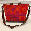 Load image into Gallery viewer, Vintage Towel &amp; Waxed Canvas Tote Bag
