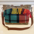 Load image into Gallery viewer, Vintage Tartan Plaid &amp; Waxed Canvas Tote Bag
