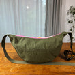 Load image into Gallery viewer, Dresden Plate &amp; US Army Tent Banana Bag
