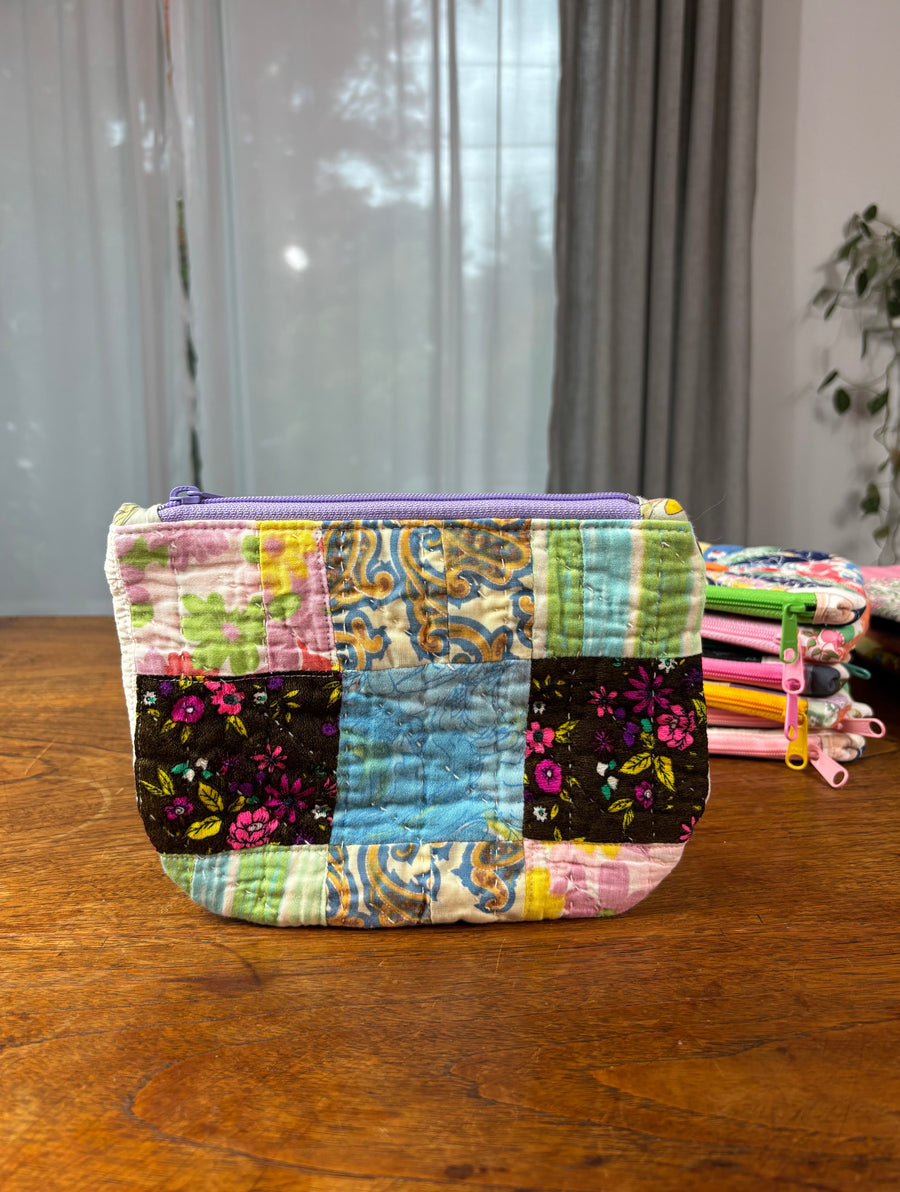 Small Patchwork and Dutch Army Tent Pouch