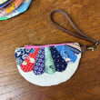 Load image into Gallery viewer, Mini Halfmoon Pouch Dresden Plate
