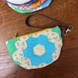 Load image into Gallery viewer, Mini Halfmoon Pouch (Grandmother&#39;s Flower)
