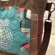 Load image into Gallery viewer, Vintage Plaid &amp; Antique Quilted  Waxed Canvas Tote Bag
